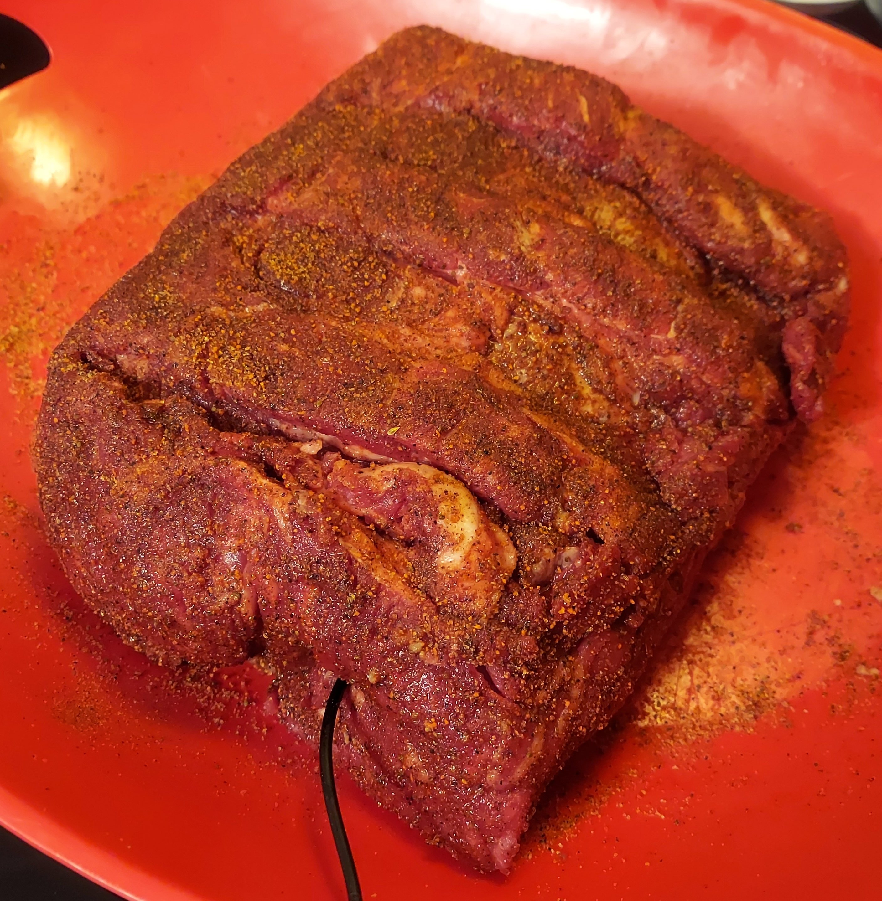 Prime Rib After Seasoning